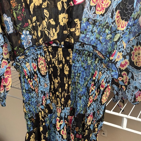 Zara Multicolor Floral Patterned romper large - Picture 6 of 6